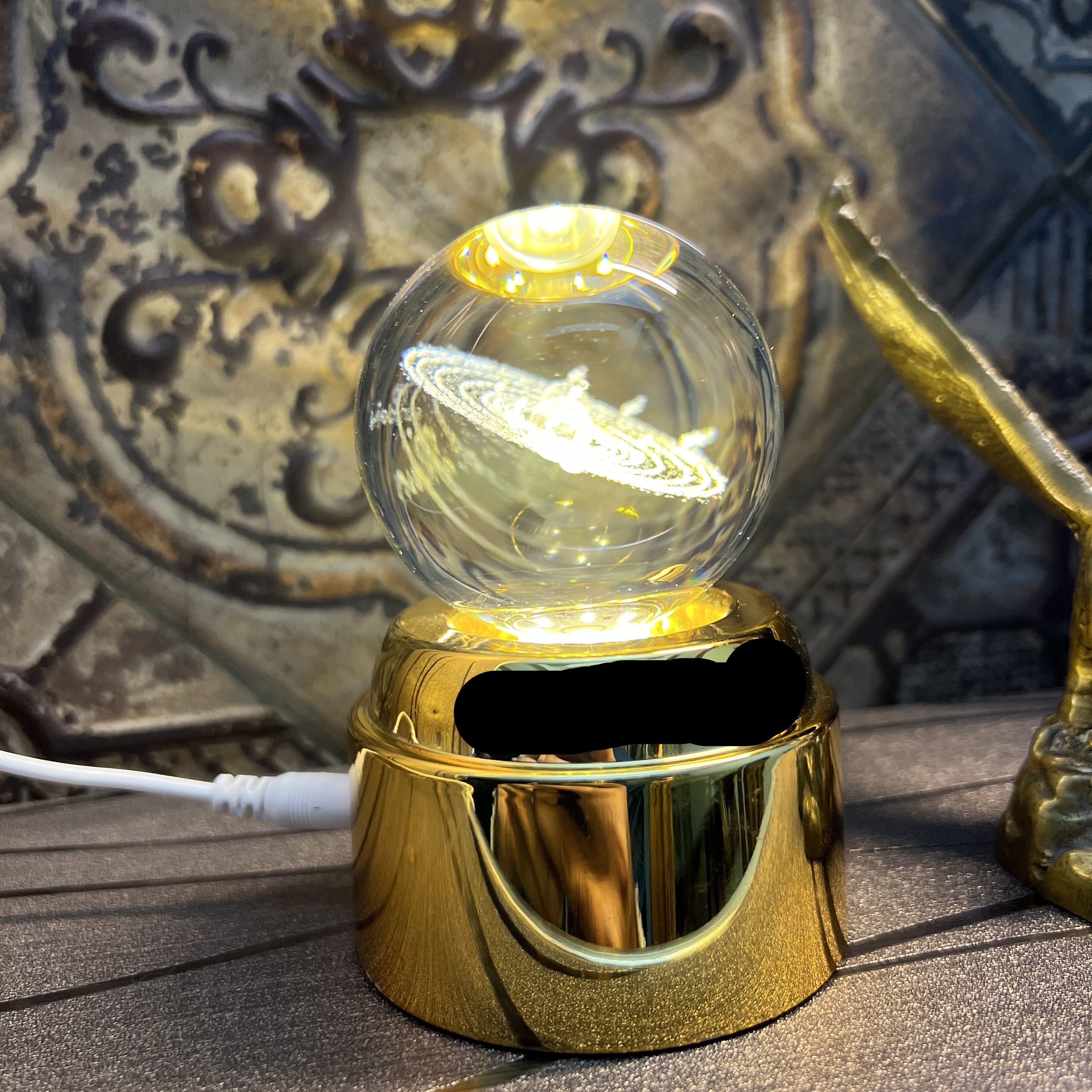 🌌 Aurelia™ Galaxy Crystal Lamp